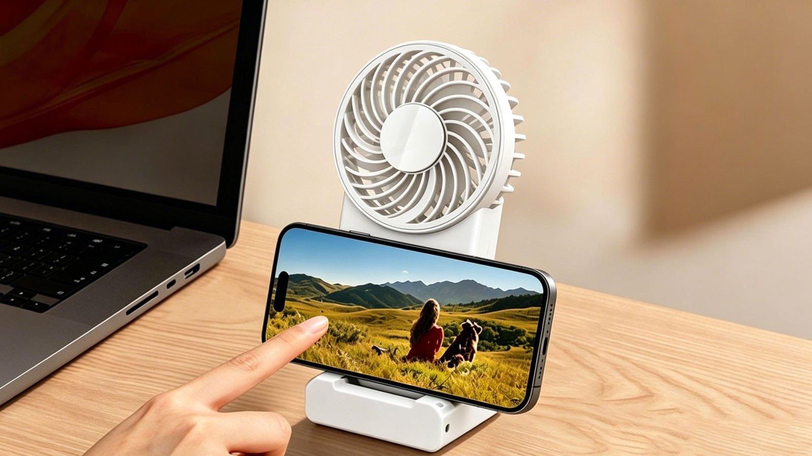 foldable mini fan, suitable for multiple scenarios